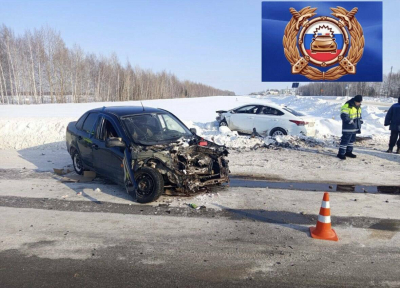 В Лаишевском районе дети пострадали в ДТП из‑за не уступившей дорогу машины