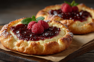 Творог и немного варенья &mdash; и на завтрак у вас не сырники, а обалденная ягодная пицца