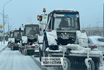 Набережные Челны накроет снегопад