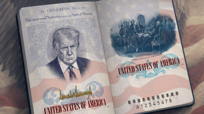 В США могут выпустить юбилейные паспорта с портретом Трампа