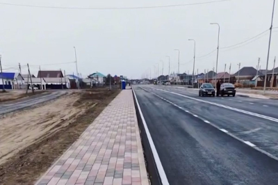 В Атырау открыли движение по дороге Жастар — Еркинкала