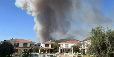 Жителей нескольких деревень в Турции эвакуировали из-за угрозы лесного пожара