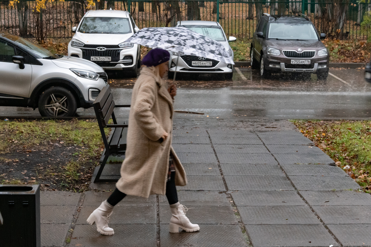 Завтра в Татарстане обещают дожди, сильный ветер и до плюс 16 градусов